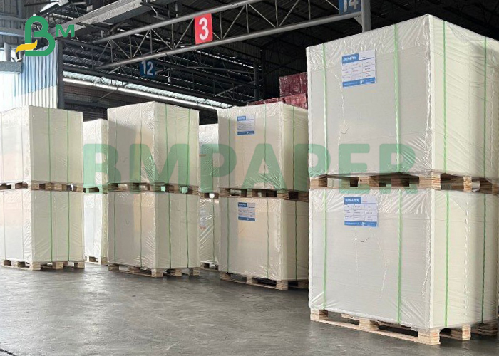 Double side white cardboard