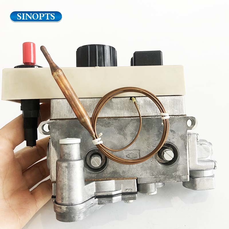 High Quality Gas Temperature-Sensing Valve 40-90 Degree Fryer Thermostat Gas Control Valve Wtih Thermocouple for Home Appliances