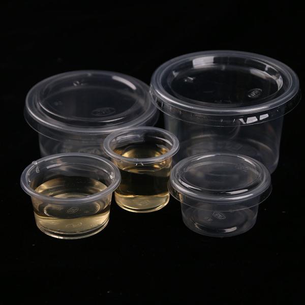 Transparent Plastic Seasoning Cup Sealed High Microwave Donkey Material