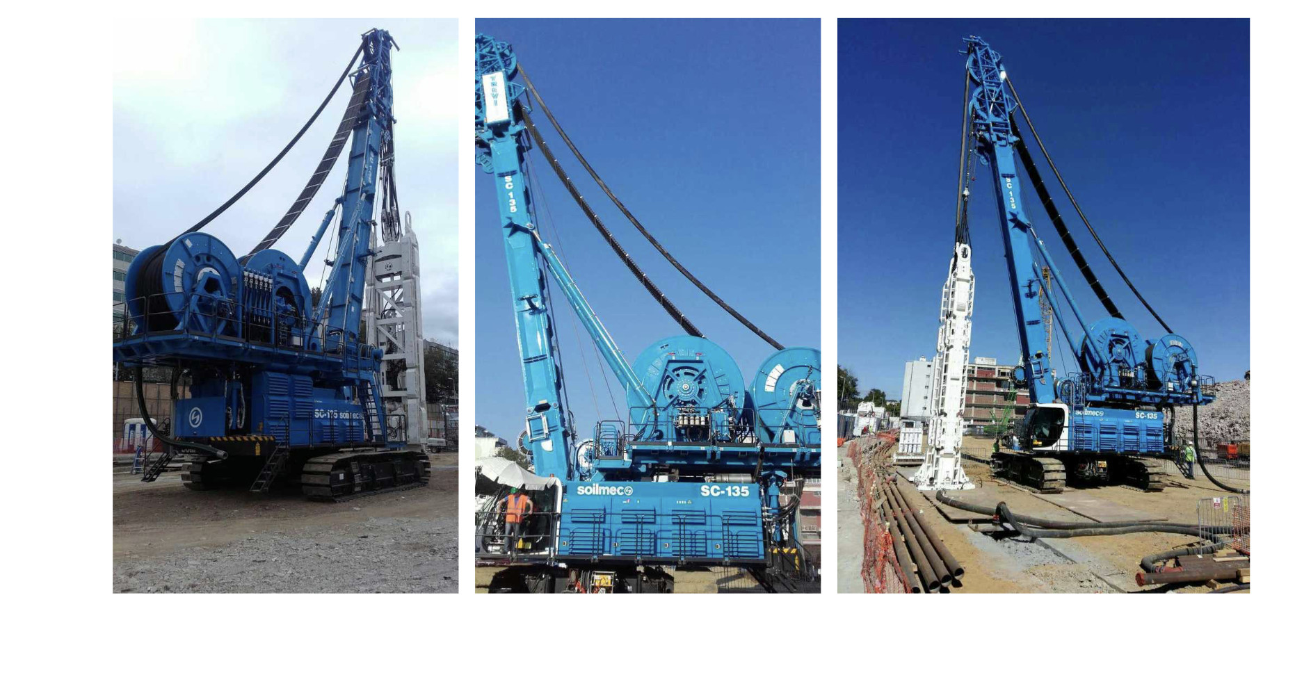 Soilmec Drilling Machine SC Series Double Wheel Trench Cutter 100 KNm