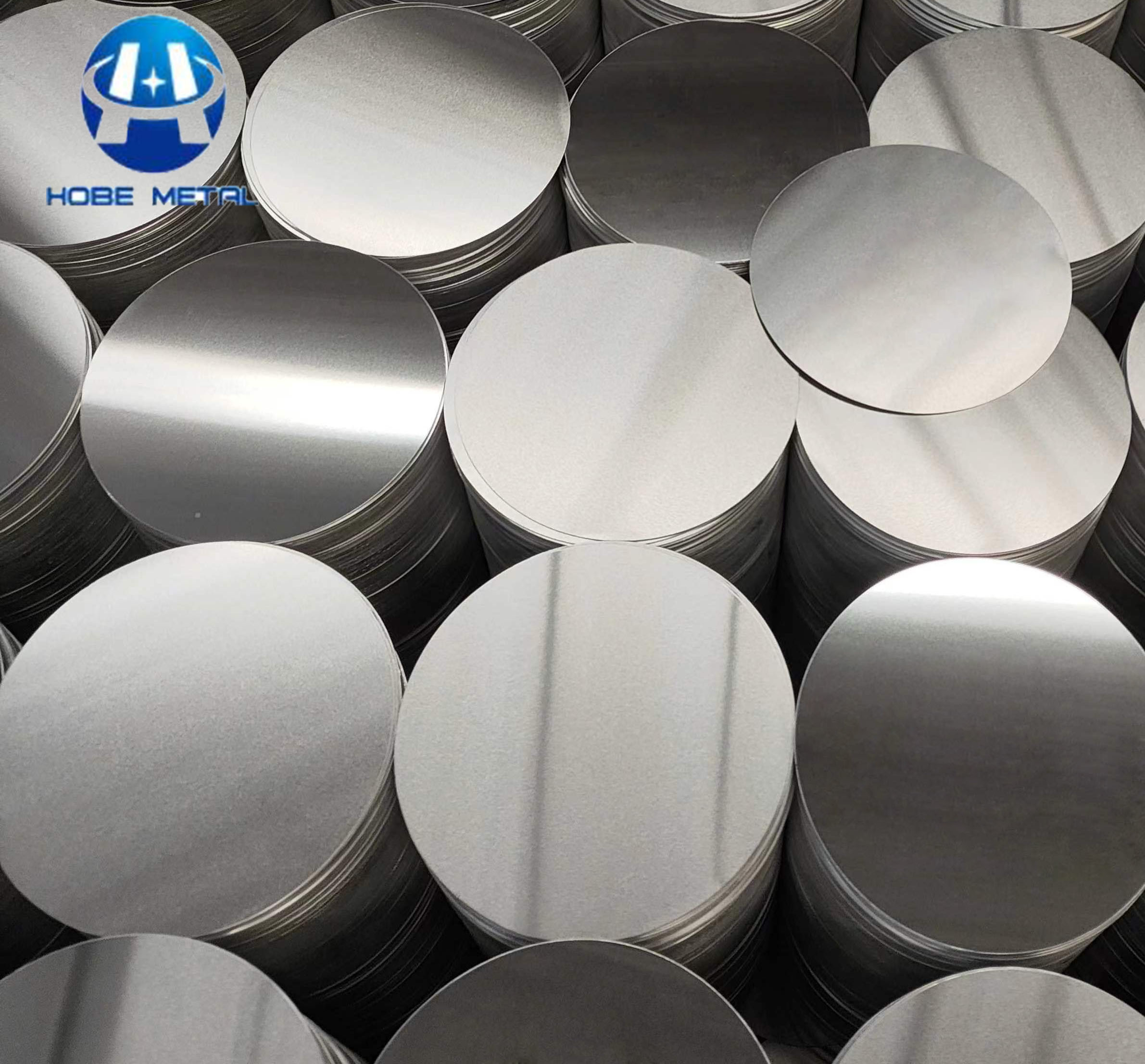 3000 5000 Series Smooth Shiny Surface Round Aluminum Sheet For Kitchen Utensils