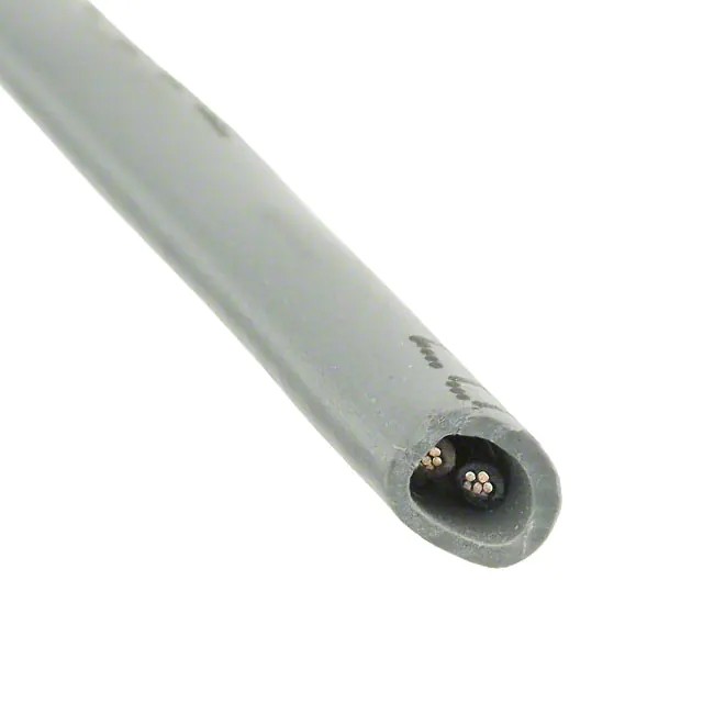 Alpha Wire 5012C SL005 CABLE 2COND 24AWG SLATE 100'