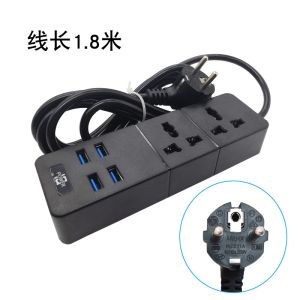  With USB expansion socket, customize 4-8 bit socket of plug intelligent socket in different countries Manufactures