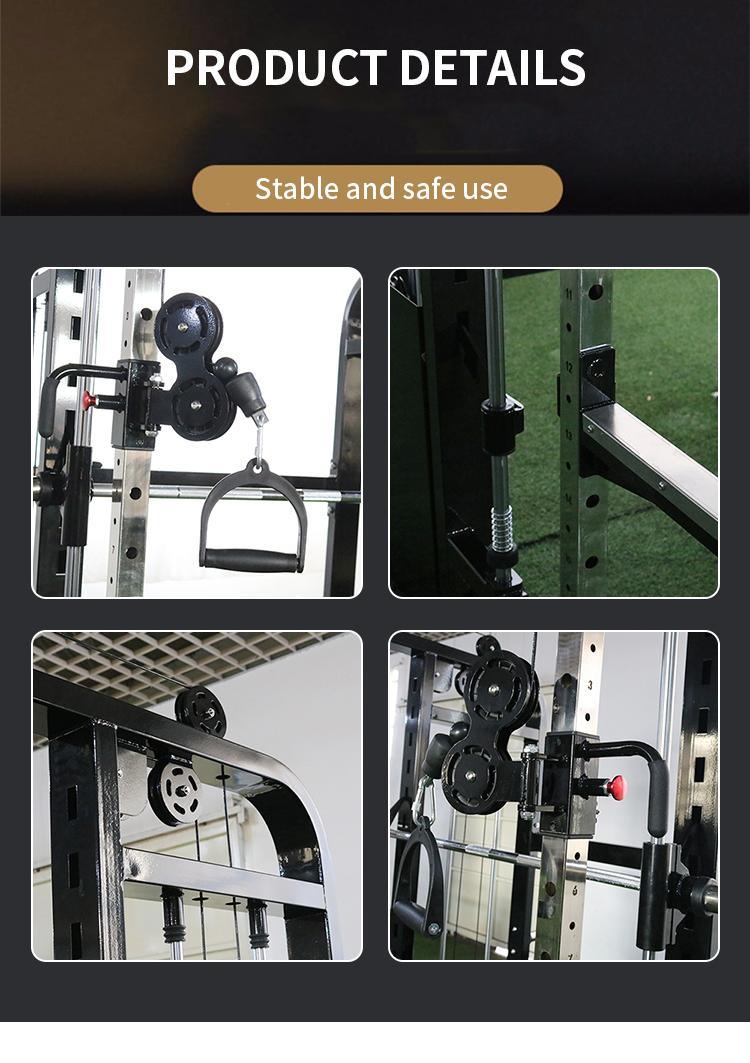 Commercial Gym Fitness Machine Squat Rack Smith Machine Functional Trainer Multi Function Smith