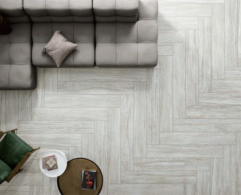 6x36'' Wenge Wooden Porcelain Tiles Gray Brown 200x1200mm
