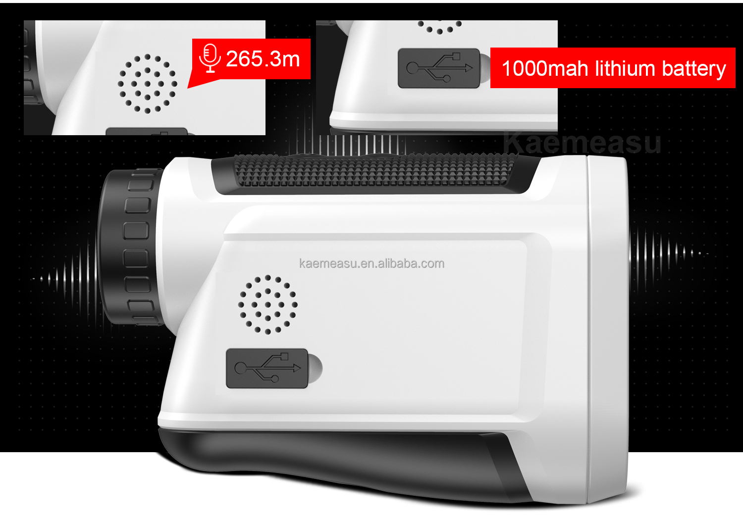 Multi-function Golf Laser Rangefinder Mini Long Distance Meter 1000m Hunting Laser Range Finder