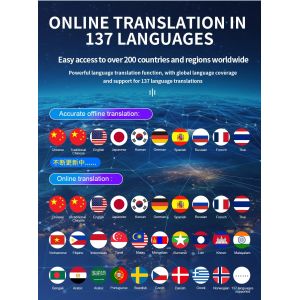 Smart M10 AI Language Voice Translator Recorder ChatGPT For Overseas Travel