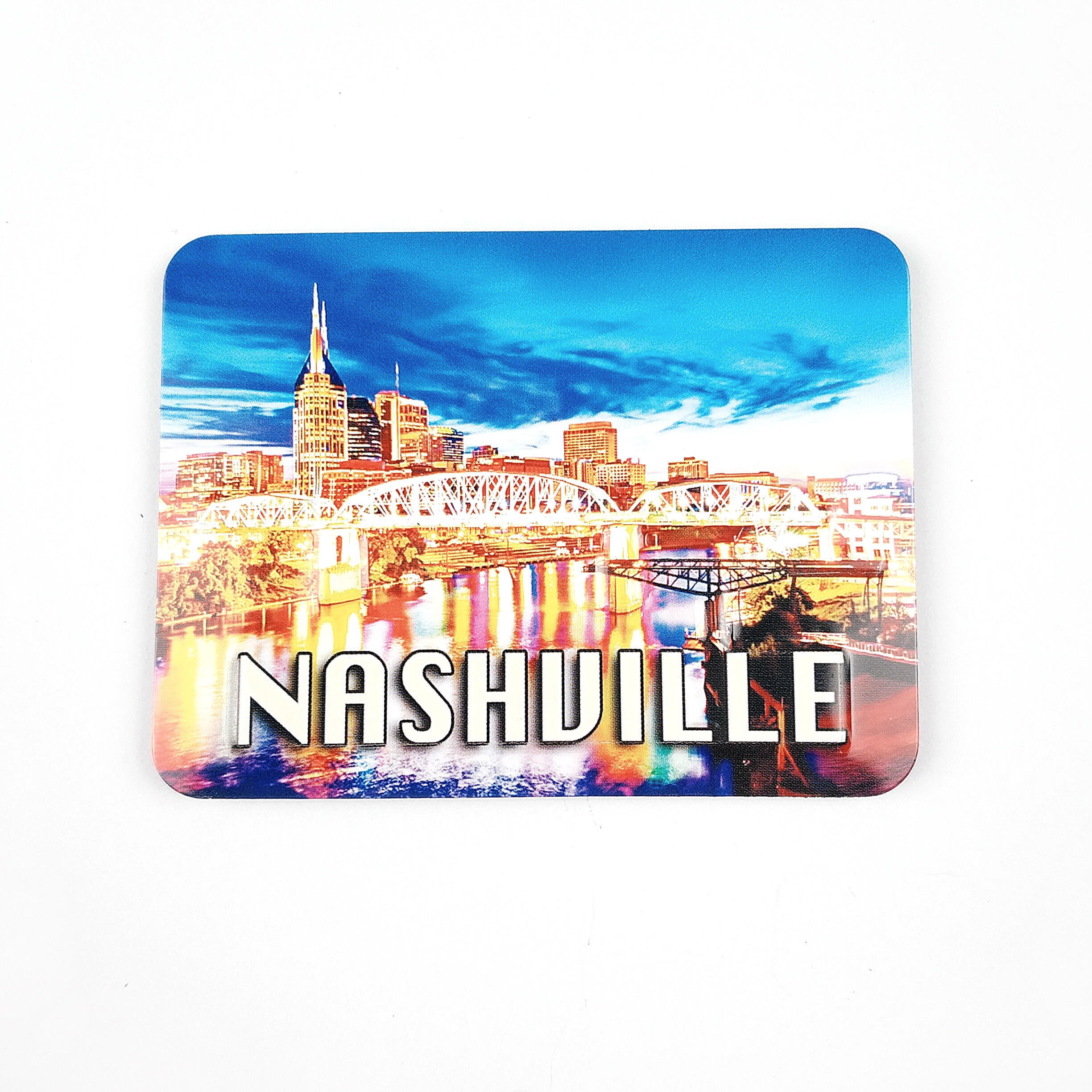 Wholesale UV Printed Metallic Fridge Magnet
