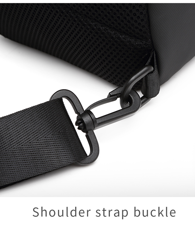 ISO9001 Anti Theft Men Shoulder Bags With USB Charging
