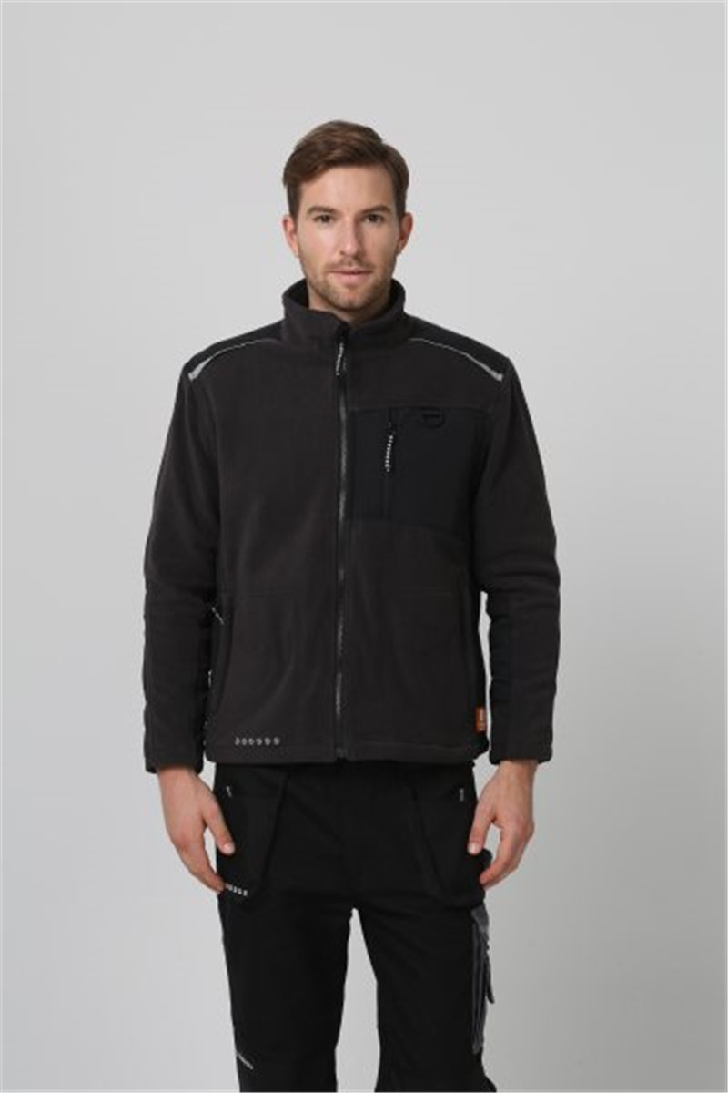 Detectable Hood Cold Weather Workwear 350gsm Cold Jacket For Men