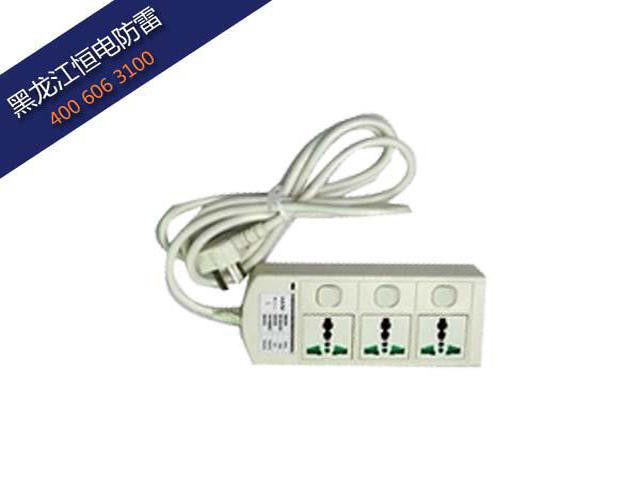 10KA 3 Outlet Lightning Protection Plug Indoor High Safety