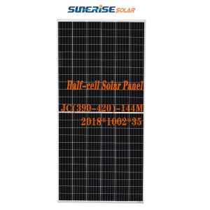 China Home Glass Mono 410W 50.4V Half Cut Solar Modules on sale