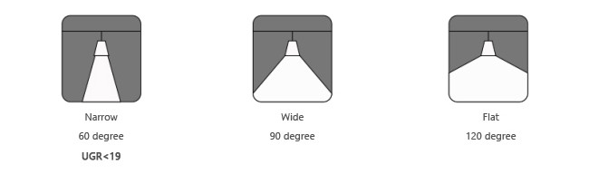 UGR19 1.2m 50 Watt Recessed Linear Light Fixture In Surpermarket Black