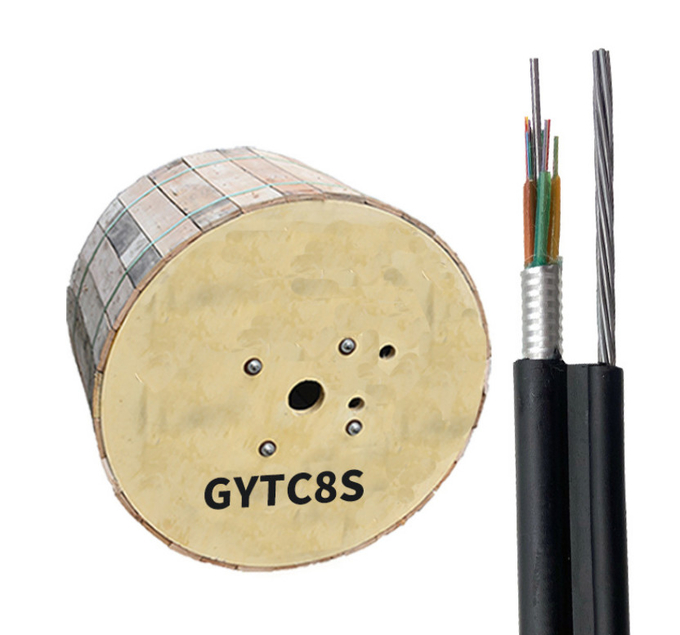 24 48 96 Core Overhead Self Supporting Figure 8 Fiber Optic Cable Single Mode G652d Armored GYTC8S GYTC8A