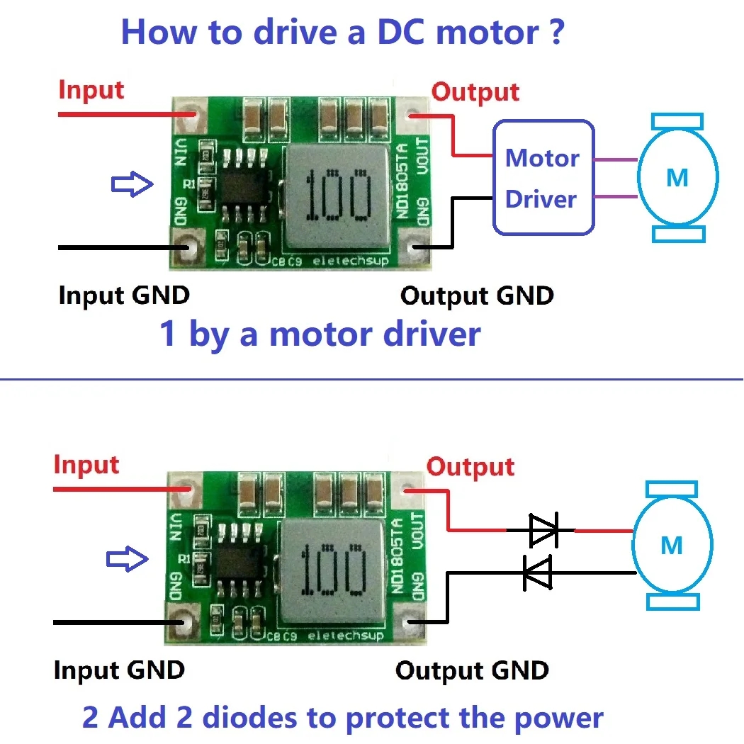 Standard Mounting Type DC-DC Converter Board for 4.5V-18V to 3V-6V Voltage Regulation
