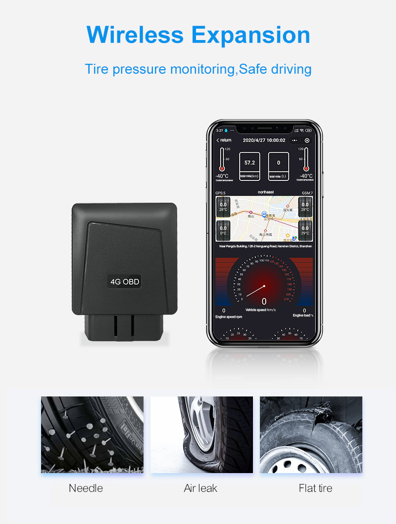 W45mm Mini Plug Play Terminal App Hidden Gps Tracker For Car VT005