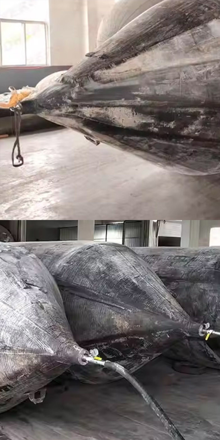 High Buoyancy Rubber Airbag Boat Lifting Airbags For Ship Launching