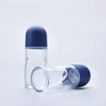 35.2mm 50ml Essential Oil Glass Roller Ball Bottles Empty Transparent
