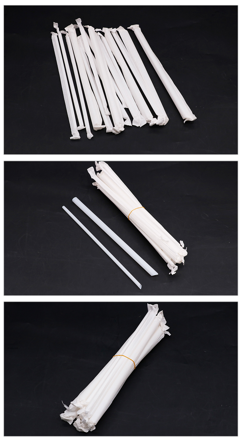 Drink And Milk Tea PLA Disposable Straws 6*230