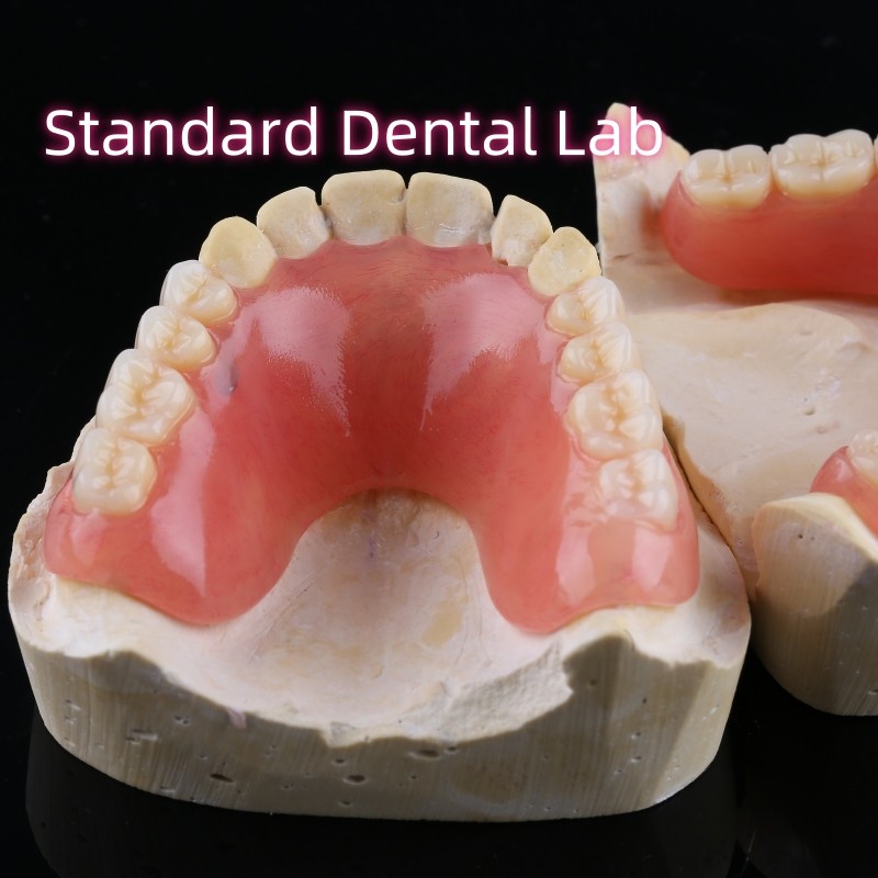 High Esthetic Acrylic Partial Denture Dental Resin Dentures With Base