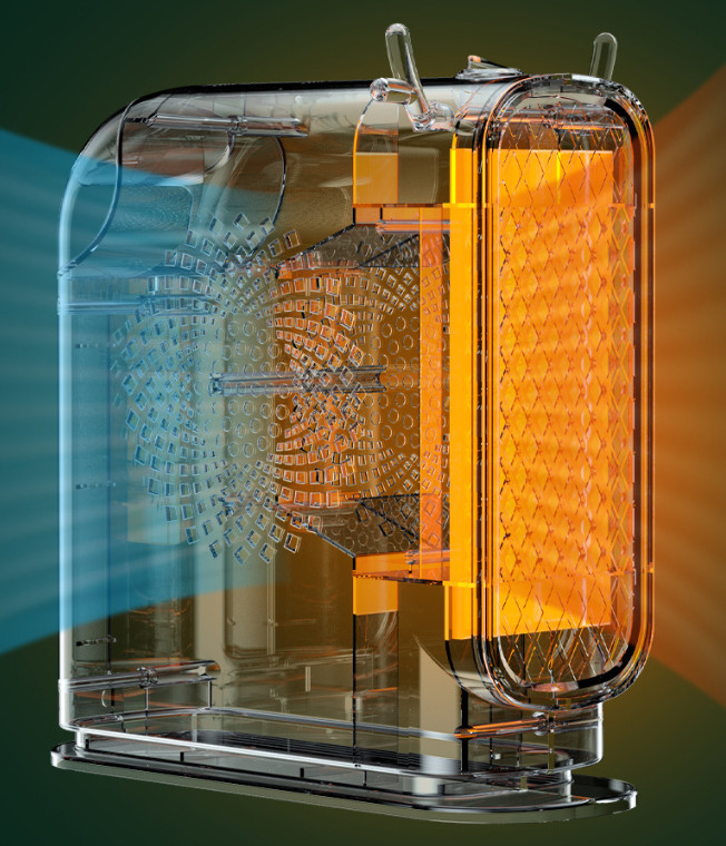 2022 New Type Household Air Heater, Small Electric Heater, Dormitory Table Heater
