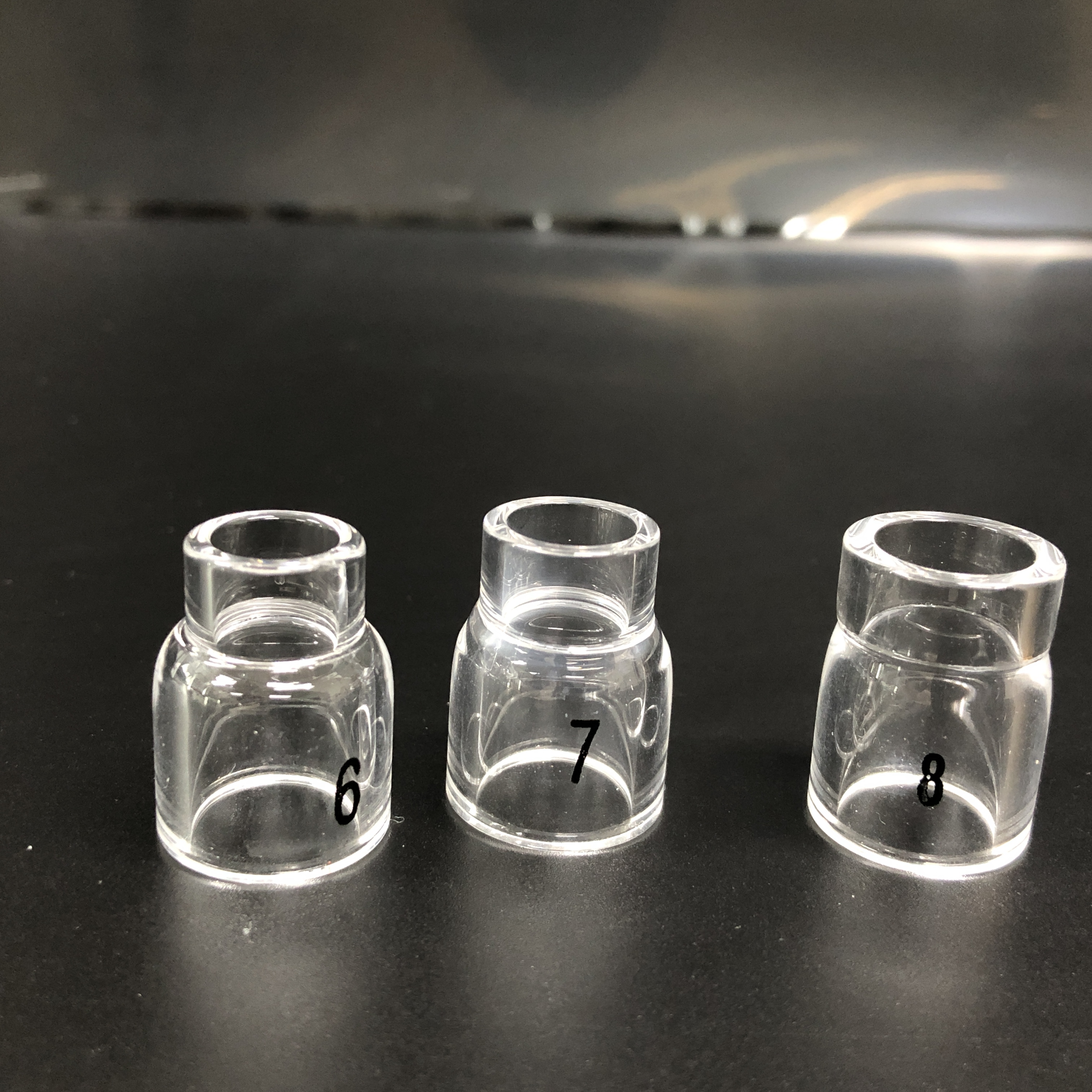 TIG Glass Cup Kit for 13NQ10-6 11-7 12-8 TIG Welding Torch Stubby Gas Lens 0.1kg