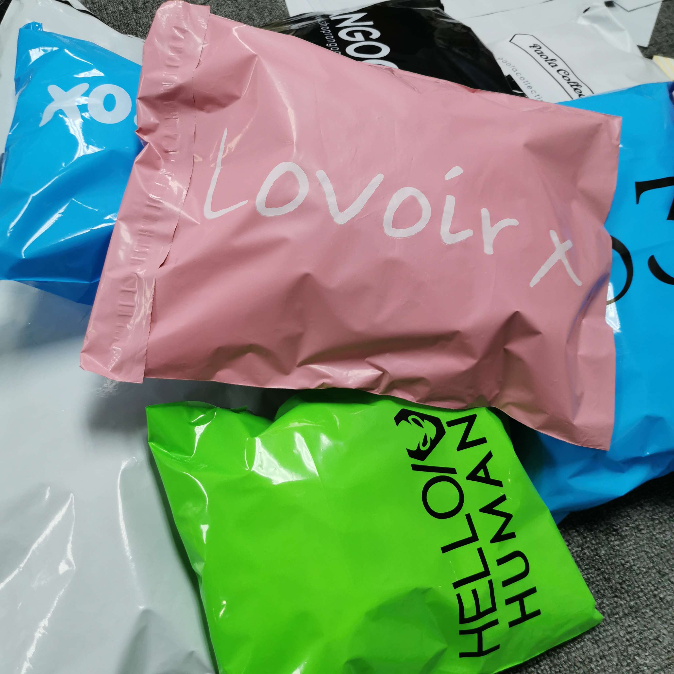Cornstarch Made Biodegradable Compostable Courier Mailing Plastic Shipping Packaging Bag With Custom Logo CLOTH PACK