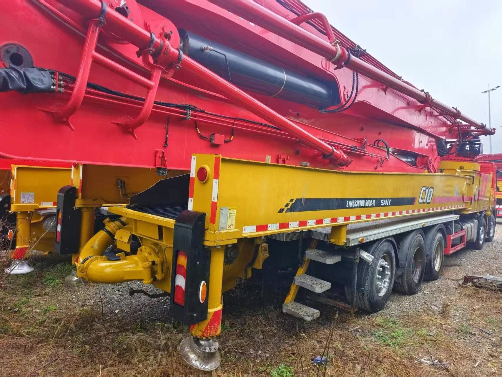 Sany 66m Concrete Pump for Rise Construction Easy Vertical Transportation and Hydraulic Handling in 2022