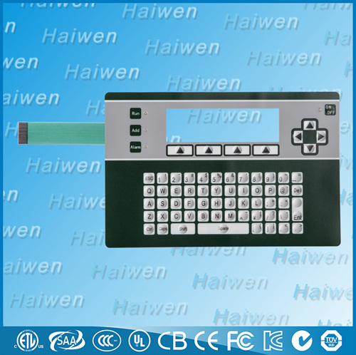 Silver Paste Metal Dome Membrane Switch Keyboard 4x3 Membrane Keypad