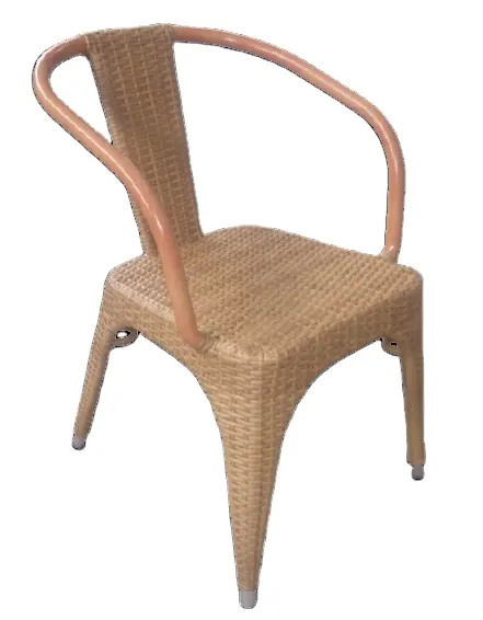 Outdoor rattan wicker plastic Panic chair garden patio poly resin chair outdoor restaurant coffee shop chair---YS5702