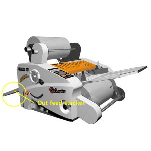  Automatic Feeder Roll Laminating Machine With Two Heating Roller Manufactures