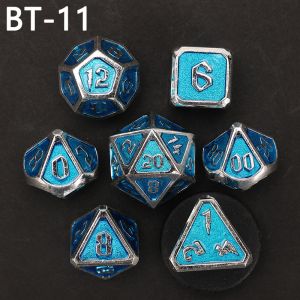 Custom metal and plastic dice D20 game D & D polyhedron DND dice set RPG dice