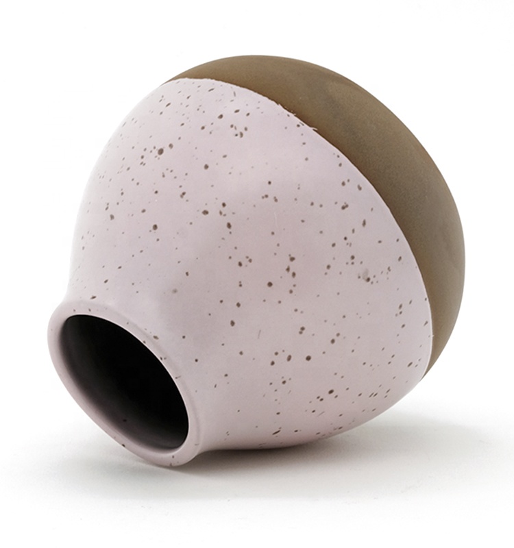 8 inch 7 inch 4 inch ceramic flower pots Creative style design ceramic flower vase pink vase