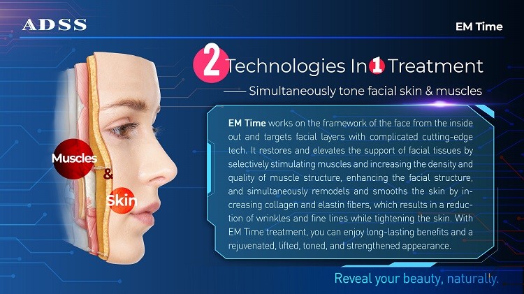 ODM EMtime RF Wrinkle Removal Face Lifting Tighten Slim Face Machine For Salon