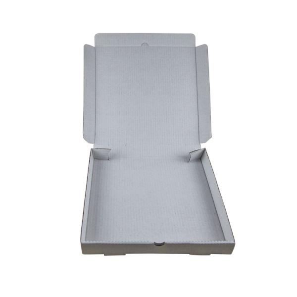 Custom White Corrugated Paper Flat Shipping Packaging Box Fold Mailer Paper