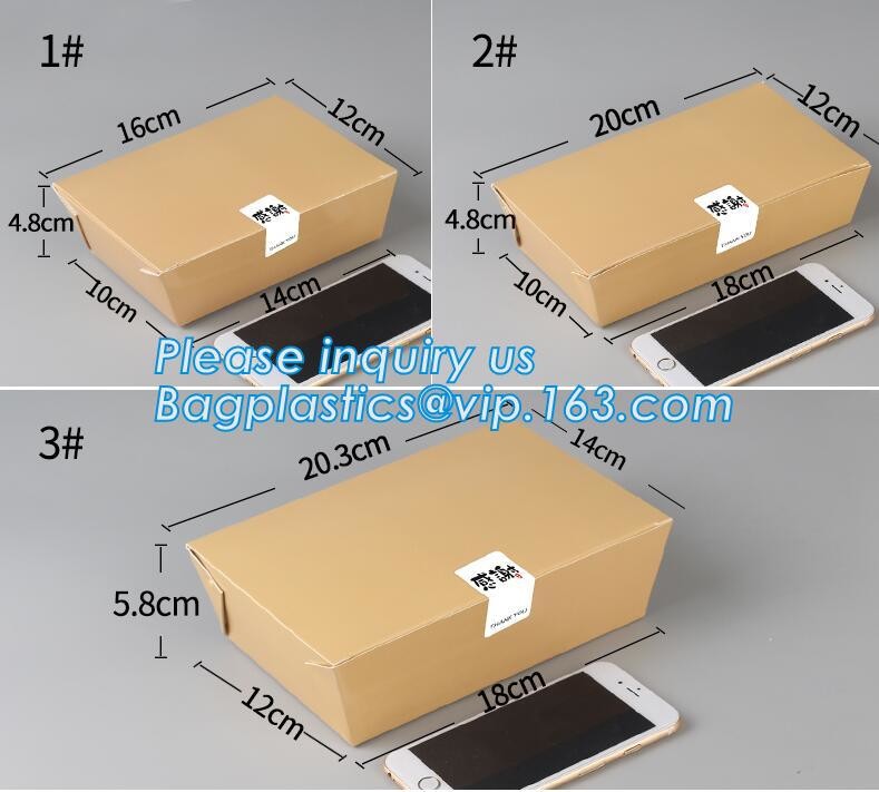 Cheap Cardboard foldable kraft paper lunch box with window,Lunch noodle fast food kraft paper box by customized logo pri