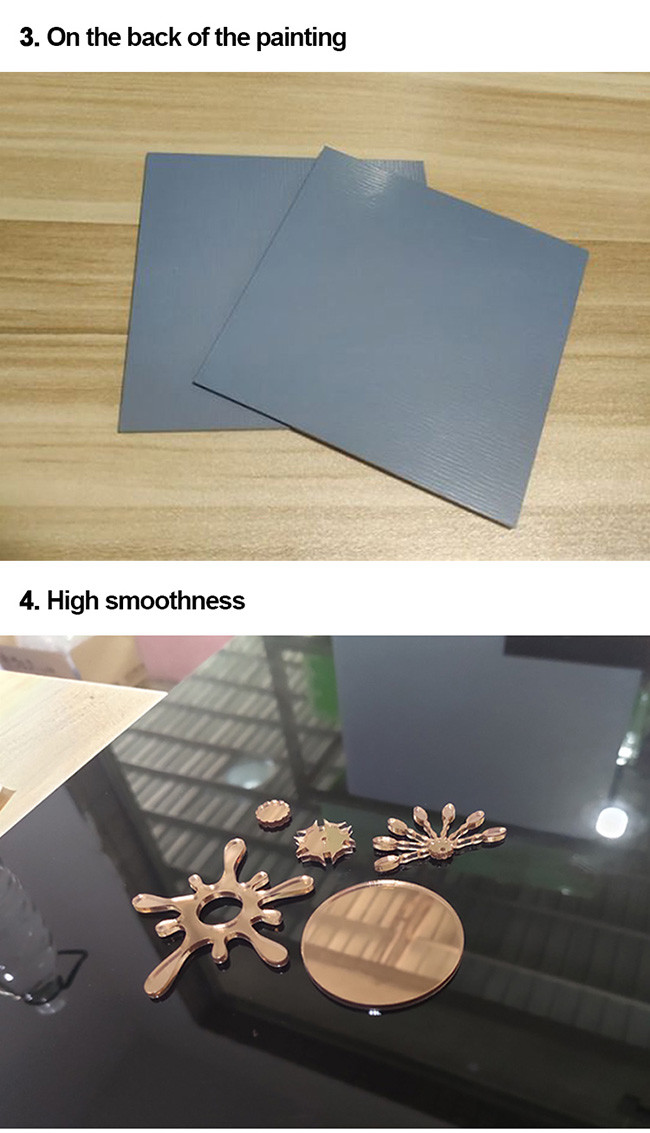 Drip Proof Rose Gold 1.5mm Plastic Acrylic Sheet