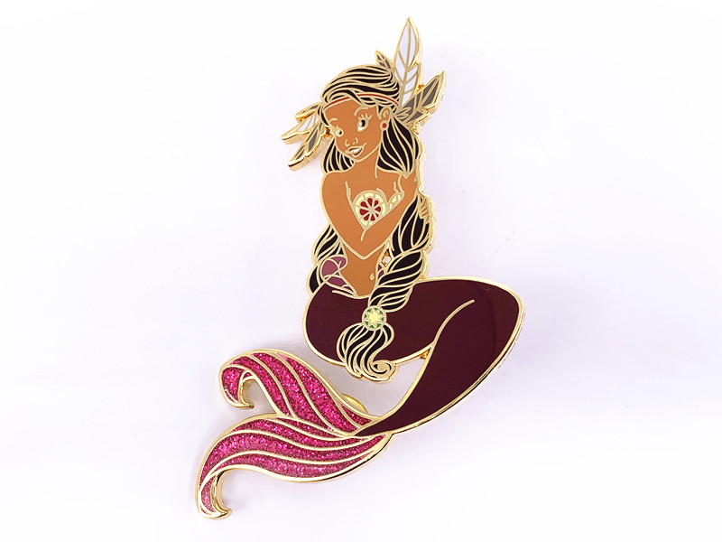custom size metal plating soft enamel & epoxy coating lapel pins badge