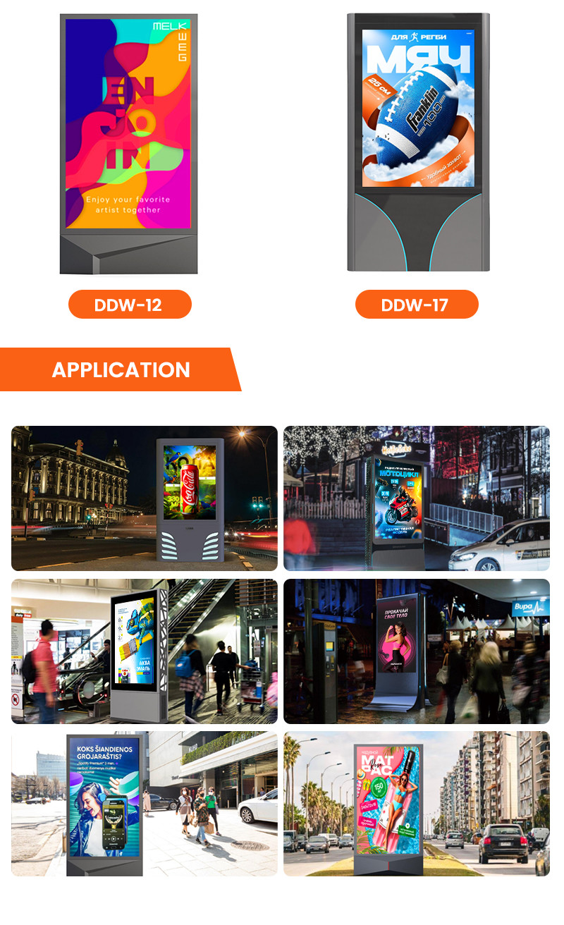 Easy installation P4 P5 P6 P8 P10 10000nits 3840hz mupi outdoor display led signage display digital