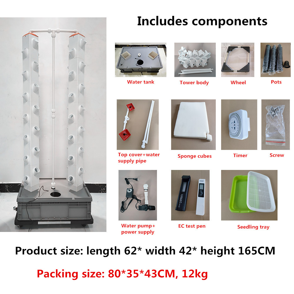 Perfect Vertical Column Hydroponic Aeroponic Planting System Aeroponic Growtower