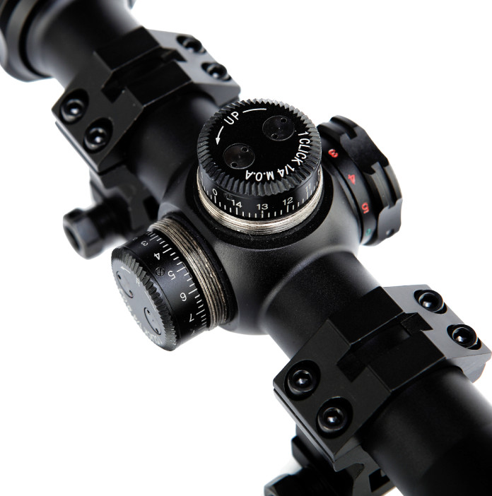 4-16x50 Tactical Illuminated Fiber Optic Scope Green Coating 400mm Length