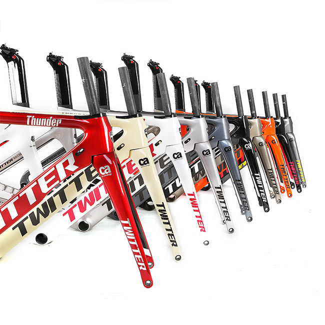 THUNDER Disc 50cm Hieght Carbon Road Bike Frame With Disc Brake