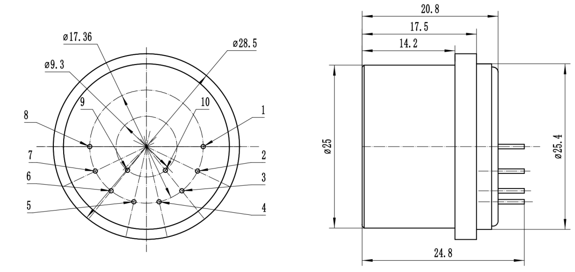 Quartz Flexible Accelerometer For Oil Drilling And Geological Exploration Angle Measurement