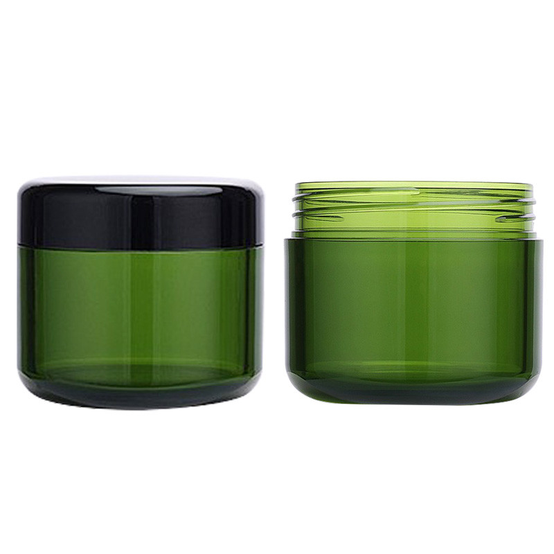 Algal Green Turmeric 6.8OZ 200ml Cosmetic Glass Jars Custom Logo