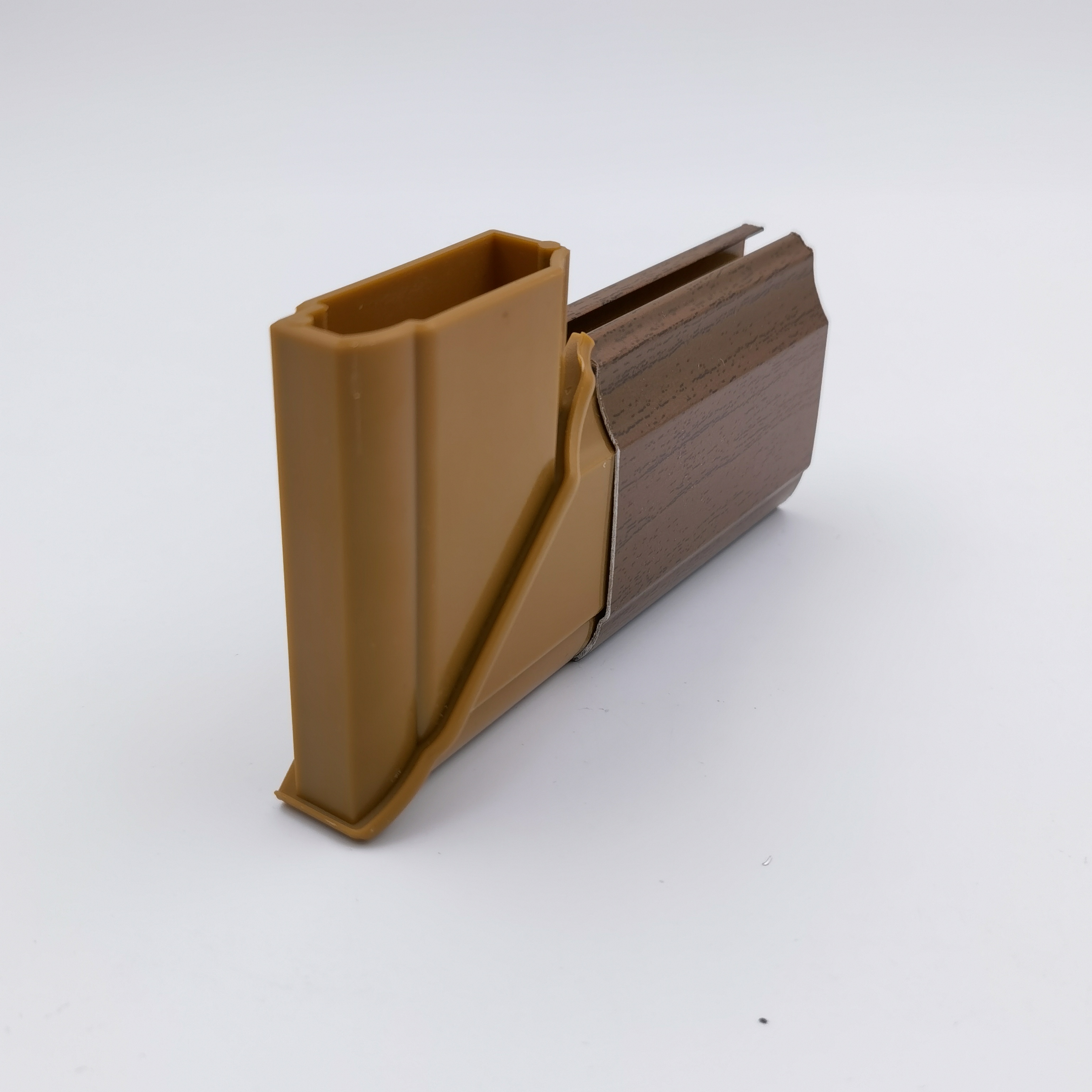 Libya 6063 Kitchen Aluminum Profile Wood Grain Powder Coated
