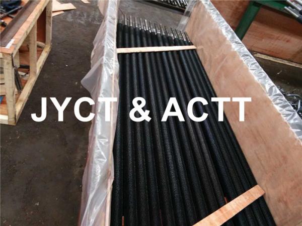 Steel Sprial Settated Fin Tubes Apply In Boiler SA192 OD31.8 Mm X 2.9 MWT X