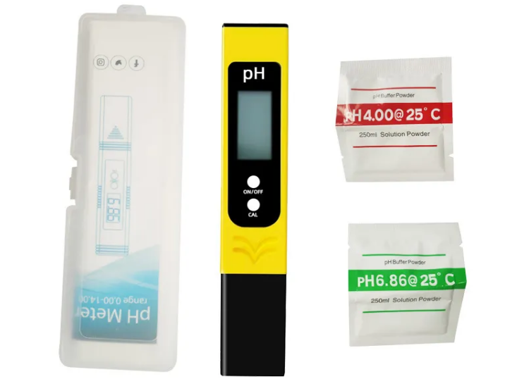 Power Supply 2*1.5V LR Button Battery PH Meter High Precision Water Tester for Lab