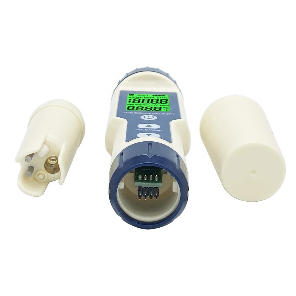 5 in 1 PH/Salinity/Temp/TDS/EC Testing Meter TP16 Water Digital Tester Ideal Detector