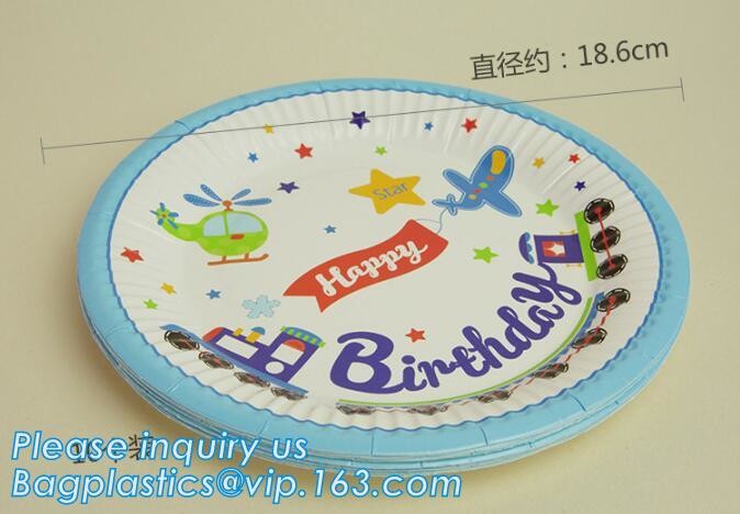 Party supplies, custom printing table rose gold paper biodegradable dinner disposable plate,Compostable Eco Friendly Env