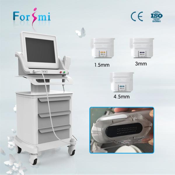 Skin Lifting High Intensity Focused non invasive neck treatments machine HIFU-f